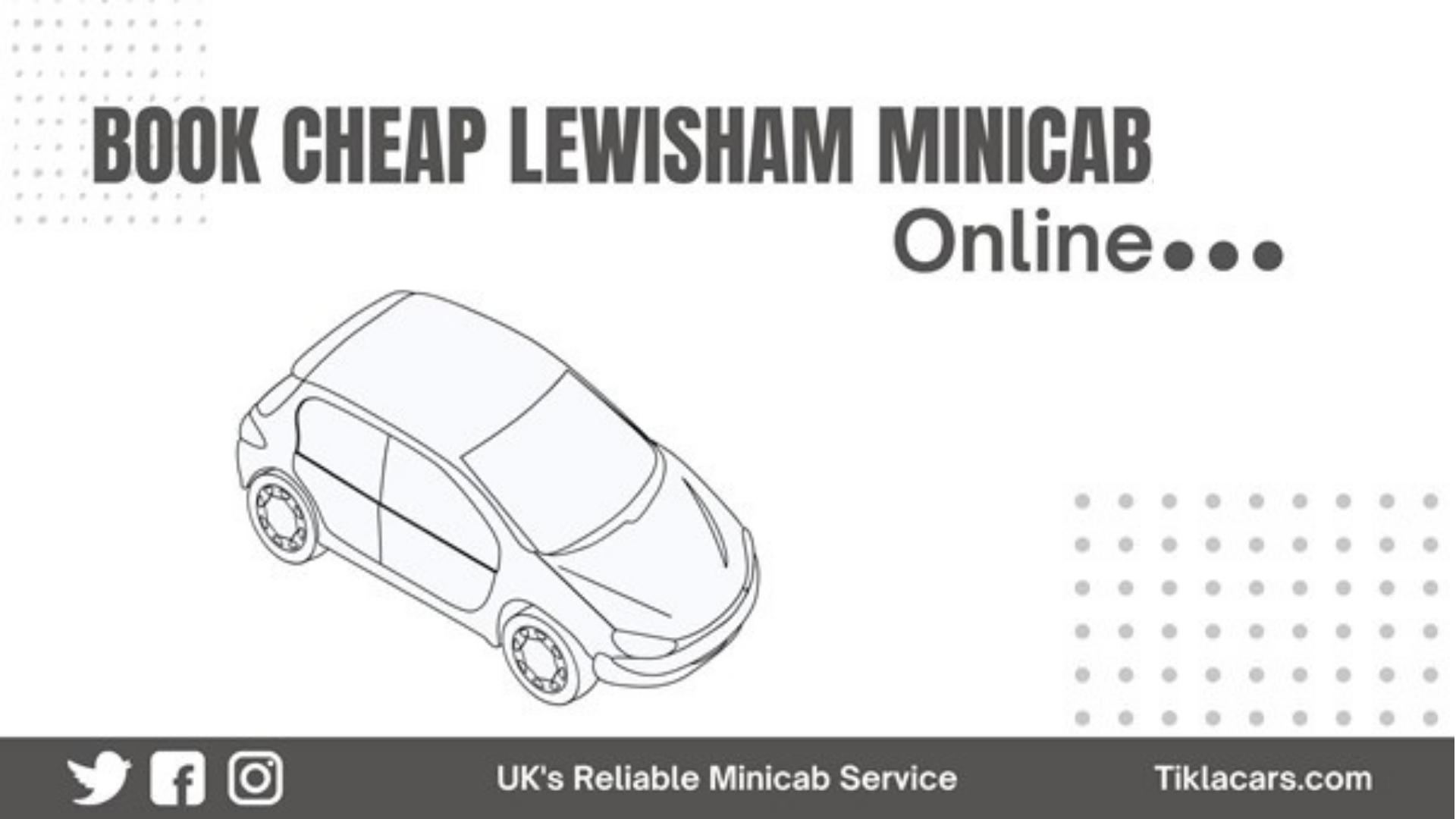 Online Booking Lewisham Minicabs